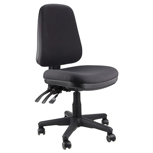 ELT-SLMIDDYBL - OFFICE CHAIR MIDDY TASK Black Fabric side view